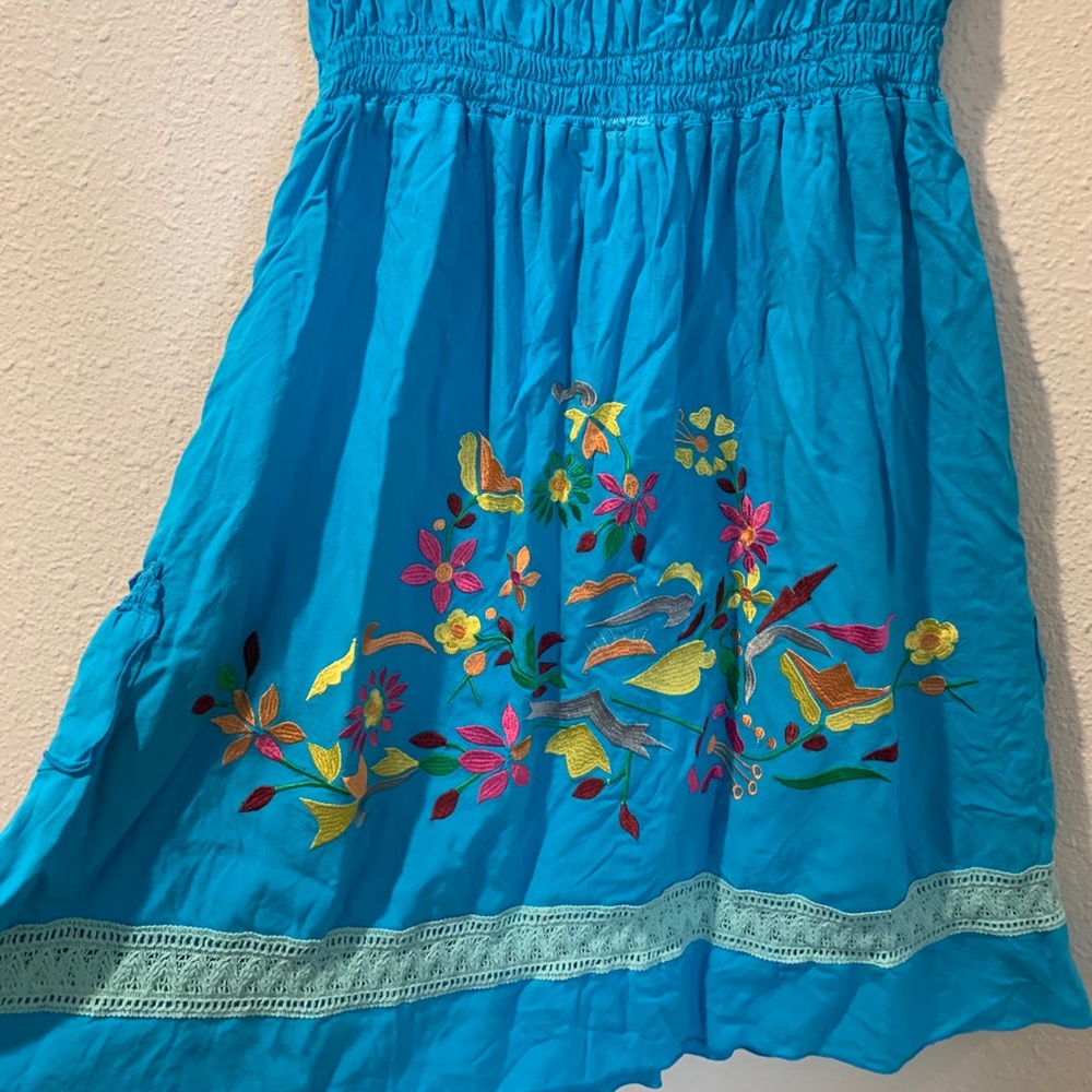 Embroidered cover up